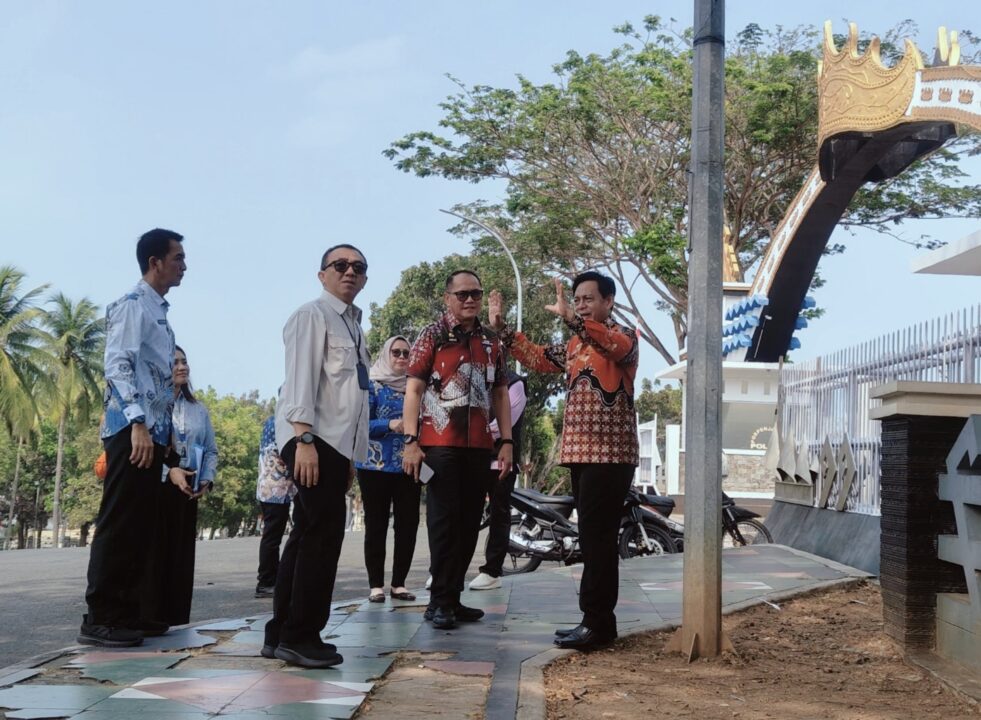 Dukung Desa HELAU, Bank Lampung Akan Kucurkan CSR Percantik Taman Kantor Bupati Lampung Selatan